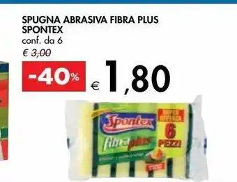 Bennet Spugna abrasiva fibra plus spontex offerta