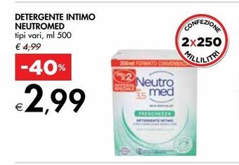 Bennet Detergente intimo neutromed offerta