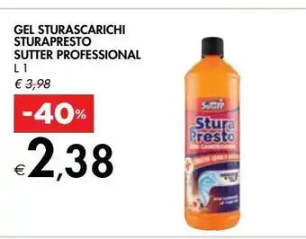 Bennet Gel sturascorichi sturapresto sutter professional offerta