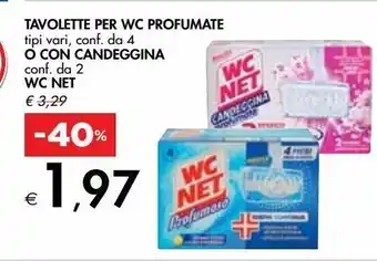 Bennet Tavolette per wc profumate con candeggina wc net offerta