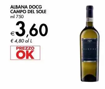 Bennet Albano docg campo del sole offerta