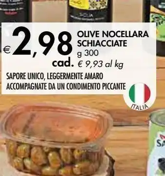 Bennet Olive nocellara schiacciate offerta