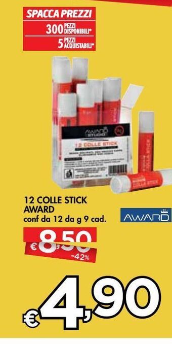 Bennet 12 colle stick award offerta