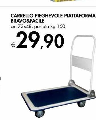 Bennet Carrello pieghevole piattaforma bravo & facile offerta