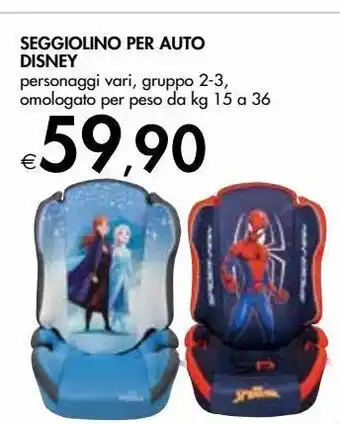 Bennet Seggiolino auto disney offerta