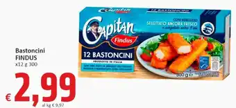 Paghi Poco Findus Bastoncini x12 g 300 offerta