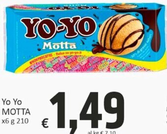 Paghi Poco Yo Yo Motta x6 g 210 offerta