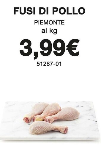 GrosMarket Fusi di Pollo Piemonte offerta