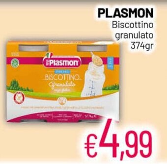 Franzy's Plasmon Biscottino granulato 374gr offerta