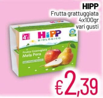 Franzy's Hipp Frutta grattuggiata 4x100gr vari gusti offerta