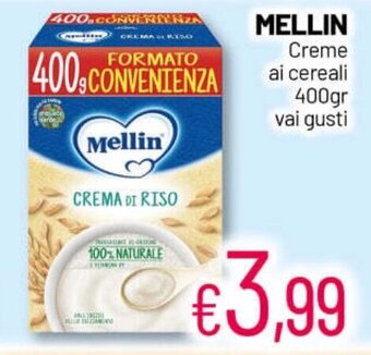 Franzy's Mellin Creme ai cereali 400gr vari gusti offerta