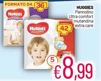 Franzy's Huggies Pannolino Ultra comfort mutandina extra care offerta