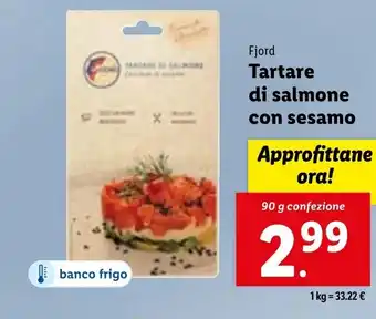 Fjord Tartare di salmone con sesamo 90 g