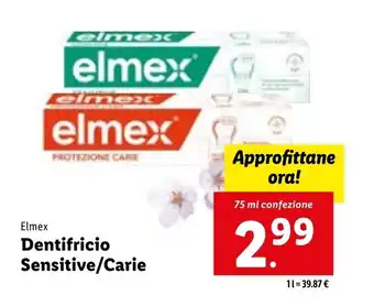 Elmex Dentifricio Sensitive/Carie 75 ml