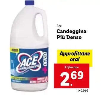 Lidl Ace Candeggina Più Denso 3 L offerta