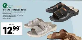 Lidl footflexx Ciabatte comfort da donna 36-40 offerta