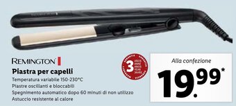 Lidl Remington Piastra per capelli offerta