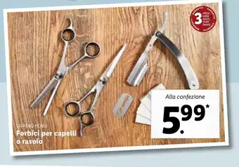 Lidl Livarno Home Forbici per capelli o rasoio offerta
