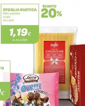 Ekom Maffei Sfoglia Rustica 500 g offerta
