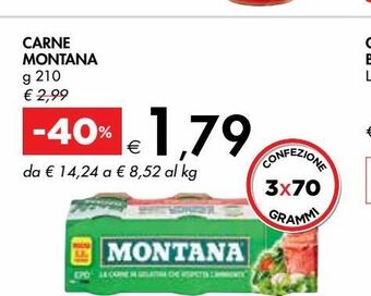 Bennet Carne montana offerta
