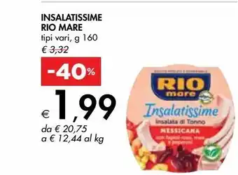 Bennet Insalatissima rio mare offerta