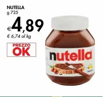 Bennet Nutella g 725 offerta