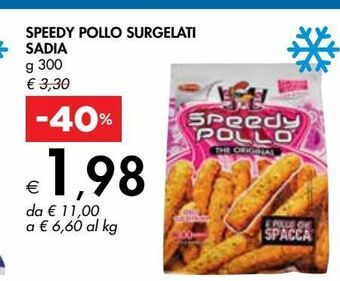 Speedy pollo surgelatisadia g 300