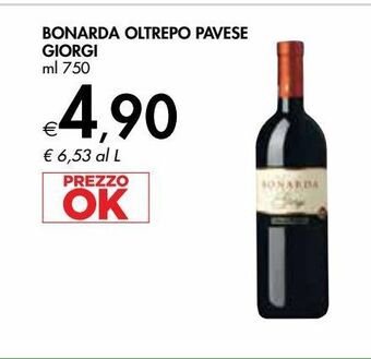 Bennet Bonarda oltrepo pavese giorgi offerta