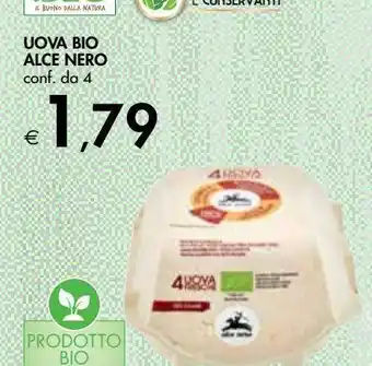 Bennet Uova bio alce nero offerta