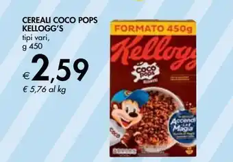 Bennet Cereali coco pops kellogg's offerta