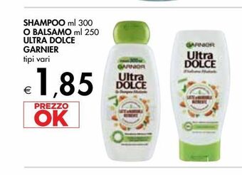 Bennet Shampoo o balsamo ultra dolce garnier offerta
