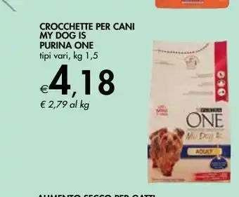 Bennet Crocchette per cani my dog is purina one offerta