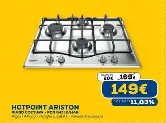 Euronics Hotpoint ariston piano cottura offerta
