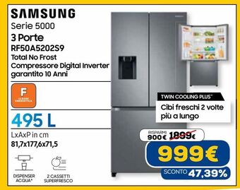 Samsung au7170 offerta di Euronics