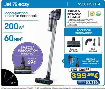 Euronics Jet 75 easy offerta