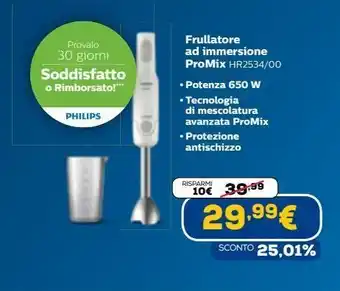 Euronics Frullatore ad immersione promix offerta