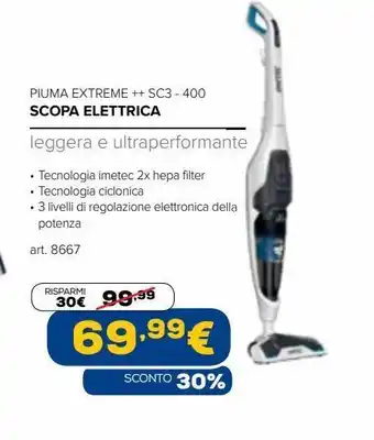 Euronics Piuma extreme ++ sc3 - 400 offerta