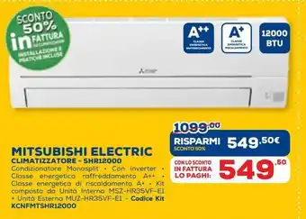 Euronics Mitsubishi electric offerta