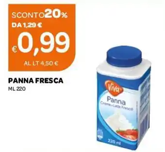 Ekom Viva Panna Fresca 220 ml offerta