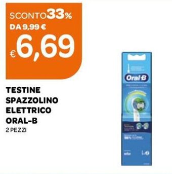 Ekom Oral-B Testine Spazzolino Elettrico 2 pezzi offerta