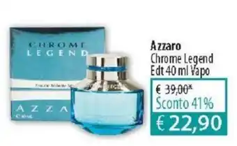 Acqua & Sapone Azzaro Chrome Legend 40ml offerta