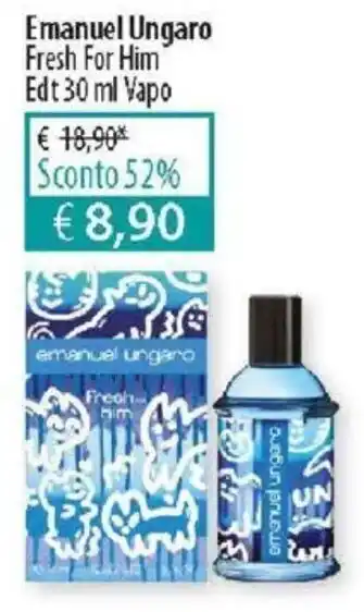 Acqua & Sapone Emanuel Ungaro 30ml offerta