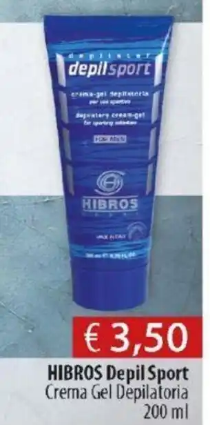 Acqua & Sapone Hibros Depil Sport Crema Gel 200ml offerta