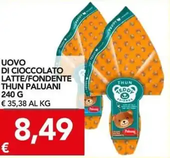 TuoDi Thun Paluani Uovo di Cioccolato Latte/Fondente 240 g offerta