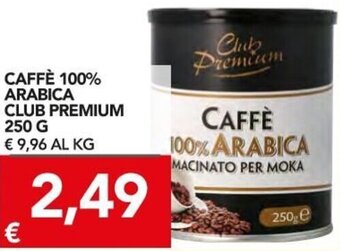 TuoDi Club Premium Caffè 100% Arabica 250 g offerta