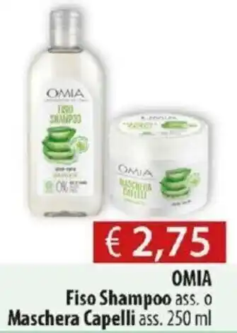 Acqua & Sapone Omia Fiso Shampoo Maschera Capelli 250ml offerta