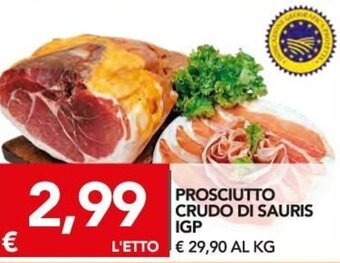 TuoDi Prosciutto Crudo Di Sauris IGP offerta