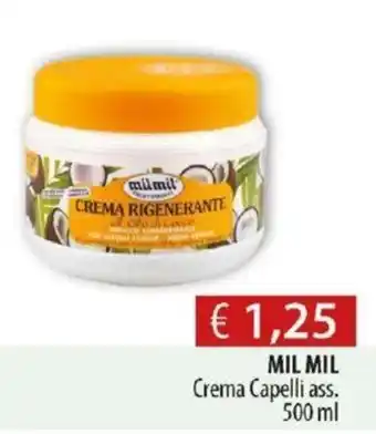 Acqua & Sapone Mil Mil Crema Capelli ass 500ml offerta