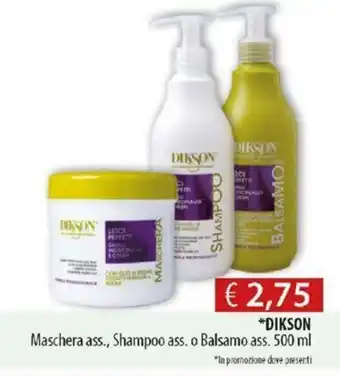 Acqua & Sapone Dikson Maschera 500ml offerta