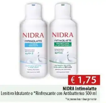 Acqua & Sapone Nidra Intimolatte 500ml offerta